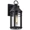 Nuvo Wilton - 1 Light Medium Wall Lantern - Matte Black with Clear Seeded Glass 60/8102 - alternate 1